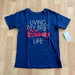 Disney Store Boys’ Shirt “Living My Best Disney Life” NWT